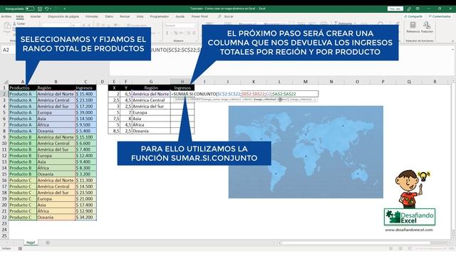 MAPA DINÁMICO en Excel | Gráficos en Excel #7 смотреть онлайн