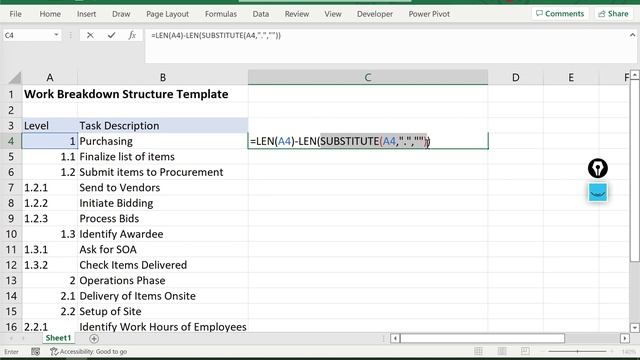 Create WBS Work Breakdown Structure Template in Excel смотреть онлайн