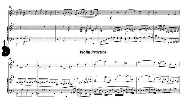 Suzuki Violin Book 3 | Gavotte (J. Becker) | Piano Accompaniment | PPM = 60 смотреть онлайн