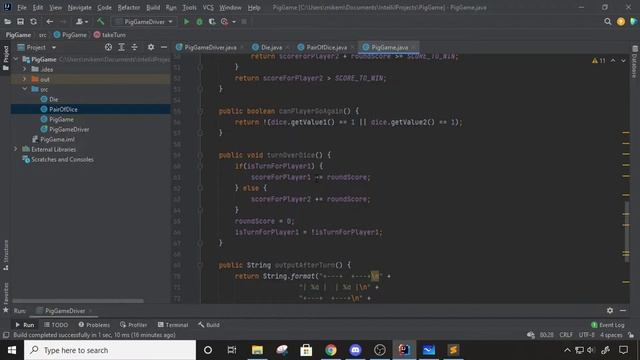 Java 2 Online, The Pig Game Program смотреть онлайн
