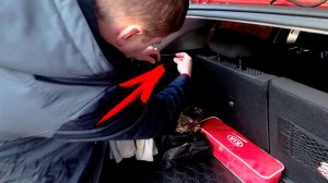 КИА РИО X-Line устраняем шум задней полки