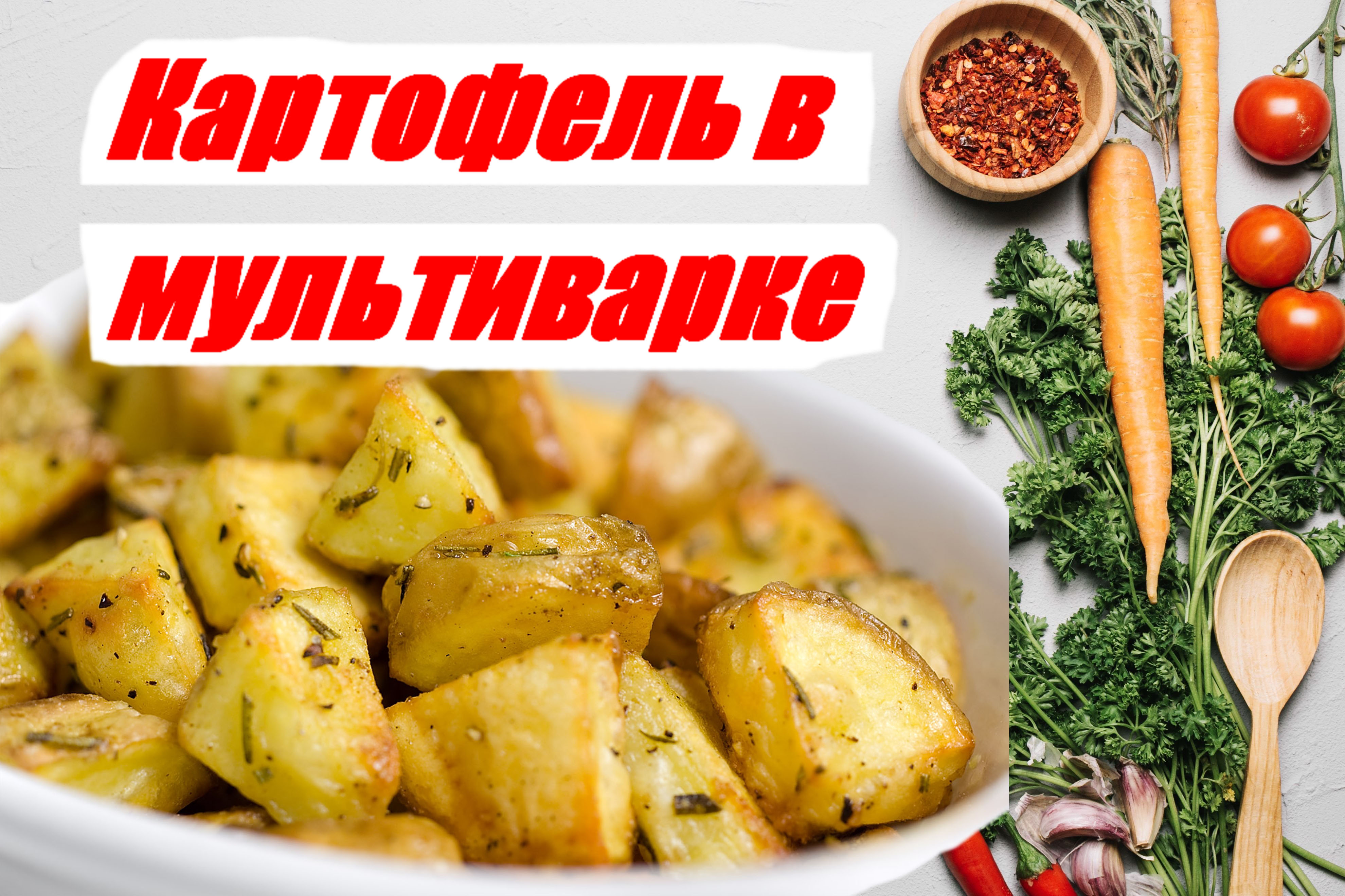 Картофель в мультиварке