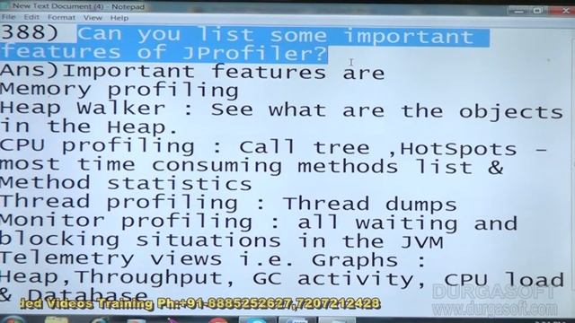 Java Interview Companion||Java || Can you list some important features of JProfiler? смотреть онлайн