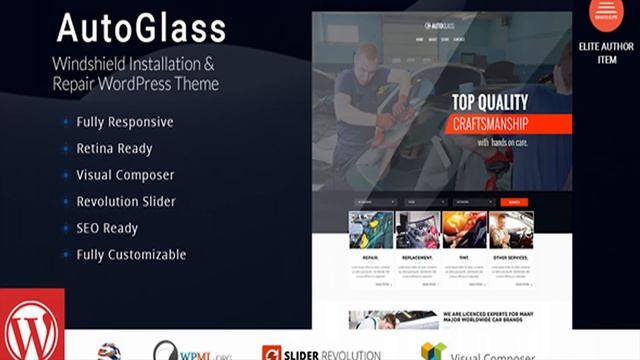 AutoGlass - Windshield Installation & Repair WordPress Theme | Themeforest Website Templates and смотреть онлайн