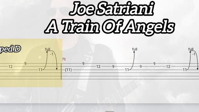 Joe Satriani - A Train Of Angels ( Tab Guitar ) смотреть онлайн