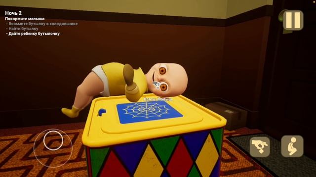 ОН УМЕЕТ ДЕЛАТЬ ЭТО ?! ИГРА The Baby In Yellow смотреть онлайн