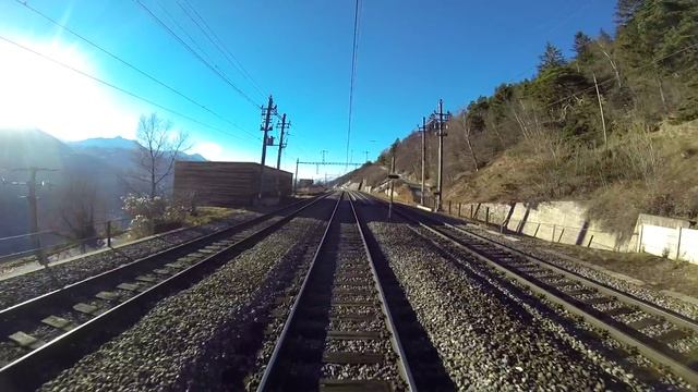 Lötschberg - Führerstandsmitfahrt Brig - Kandersteg смотреть онлайн