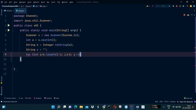 Program to reverse a given integer in java (Method 2) | #Java смотреть онлайн