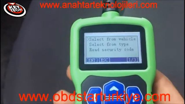 OBDSTAR TÜRKİYE F - 108 PEUGEOT Partner 2013 (EEPROM NO:95128) смотреть онлайн