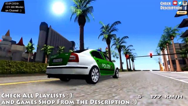 Skoda Octavia Polizei - GTA MOD _REVIEW смотреть онлайн