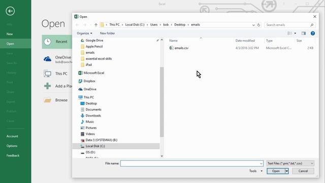 How to clean up an email list with Excel смотреть онлайн