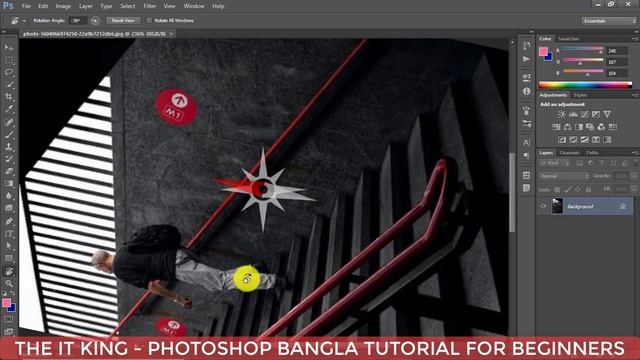 Photoshop Bangla Tutorial For Beginners || Hand Tool || Zoom Tool || Episode - 19 смотреть онлайн
