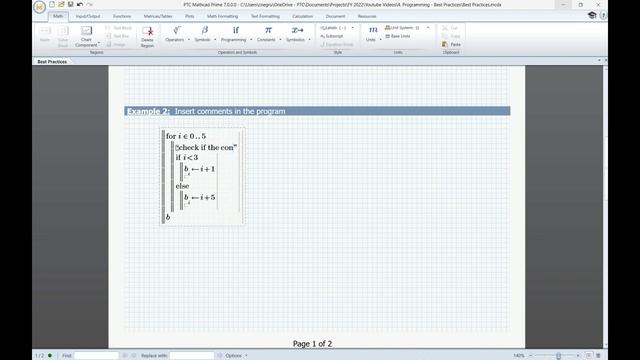 Three Programming Best Practices for Mathcad Prime смотреть онлайн