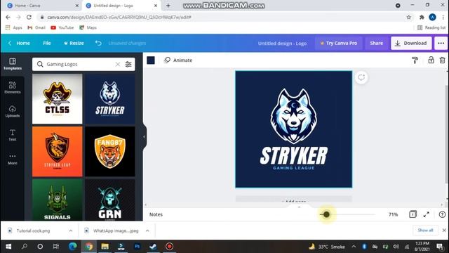 How To Create A Gaming Logo On Canva смотреть онлайн