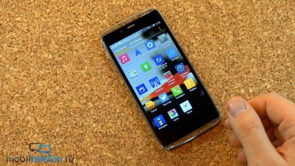 Обзор Alcatel One Touch Idol Alpha с металлом и подсветкой