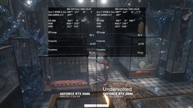 RTX 3080 Stock VS Undervolting смотреть онлайн