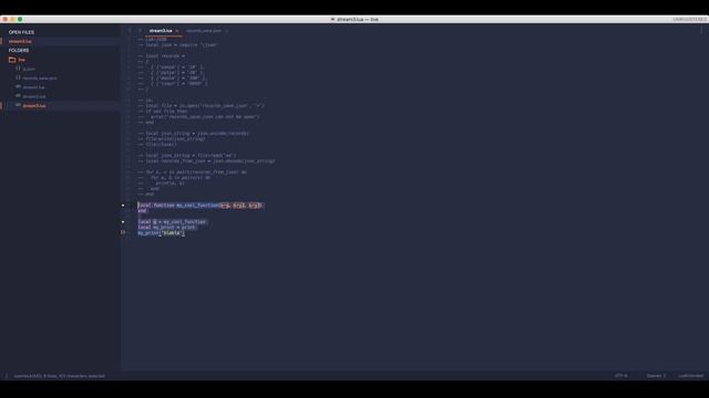 Функции в языке Lua – продолжение смотреть онлайн