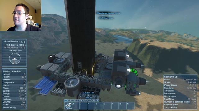 Space Engineers - Space Elevator Modular Construction смотреть онлайн