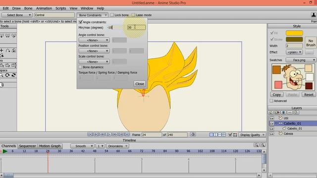 Tutorial Anime Studio Pro 9 Rigging en Cabello смотреть онлайн