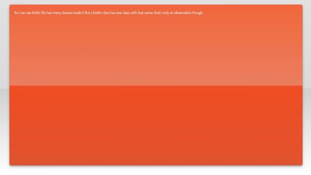 Kotlin File vs Class. Whats the difference? смотреть онлайн