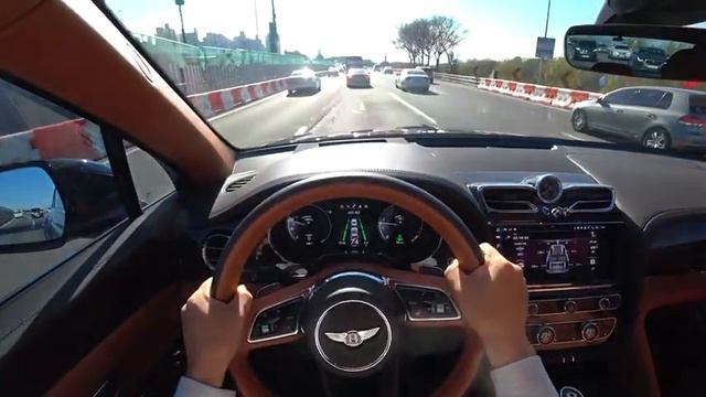 Bentley Bentayga POV test drive, review смотреть онлайн