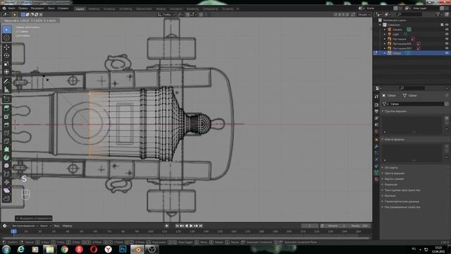 создание ствола корабельной пушки часть 1 (creating the barrel of a ship's cannon part 1) смотреть онлайн