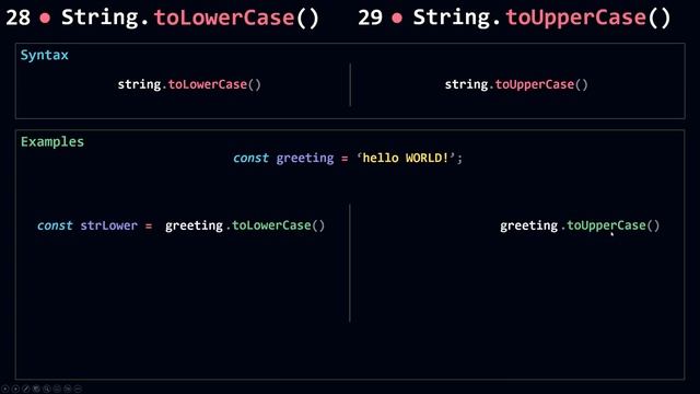 toLowerCase and toUpperCase methods | String Object In JavaScript смотреть онлайн