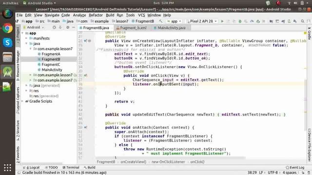 7. How to send data between two fragments in Android смотреть онлайн