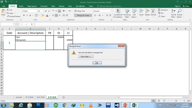 Day#12 Excel Financial Accounting (Practical Working on Journal) смотреть онлайн