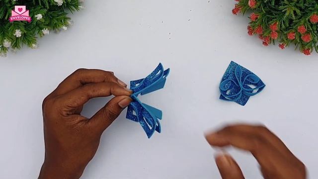 DIY Christmas Angel From Glitter Foamiran | Making Xmas Angel | Handmade Christmas Tree Ornaments