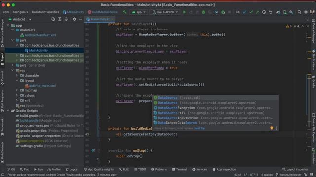 Android ExoPlayer Kotlin 2023 - View Binding Tutorial смотреть онлайн