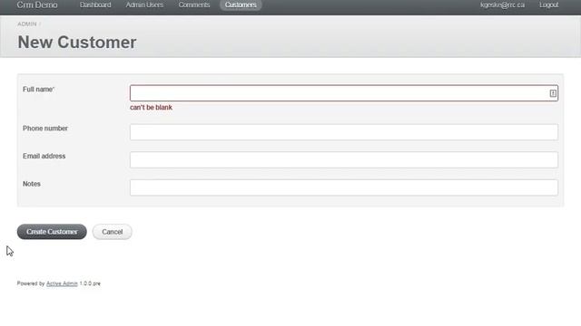 CRM in Rails with ActiveAdmin смотреть онлайн