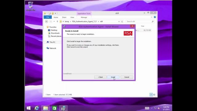 RSA Ready: RSA SecurID Authentication Agent for Microsoft Windows смотреть онлайн