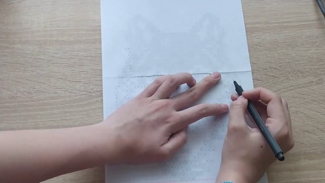 Как нарисовать волка по клеткам / видеоурок#7 смотреть онлайн