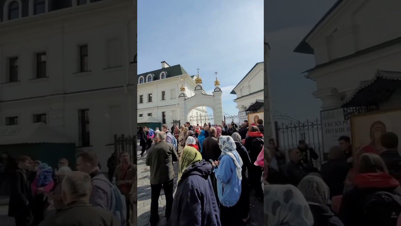 Киево-Печерская лавра , люди пытаются защитить свою святыню смотреть онлайн