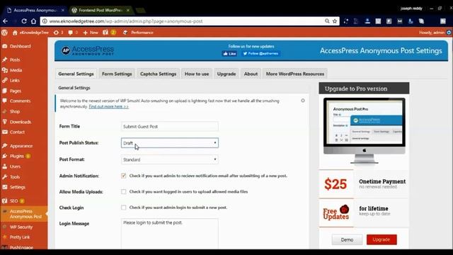 Tutorial Guest Post Form Creation in Front end with Wordpress смотреть онлайн