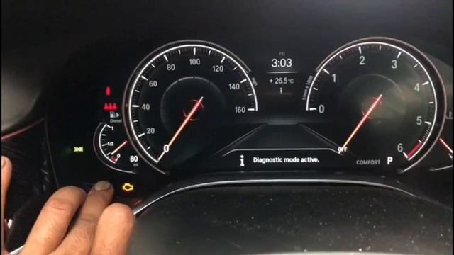 How To Check And Reset Brake Warning Light - BMW 7 Series