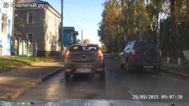 Суровый водитель! Окончание видео совершенное неожиданное! смотреть онлайн