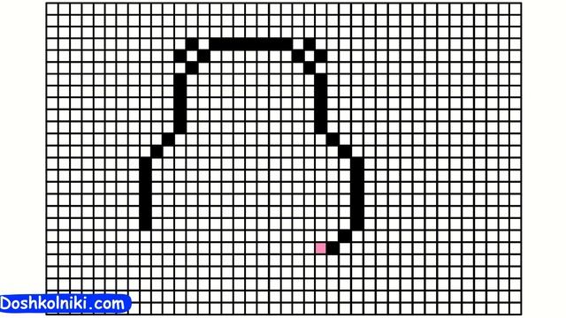 ? Рисунок по клеточкам Бегемот для детей 10 лет. Урок рисования для детей смотреть онлайн