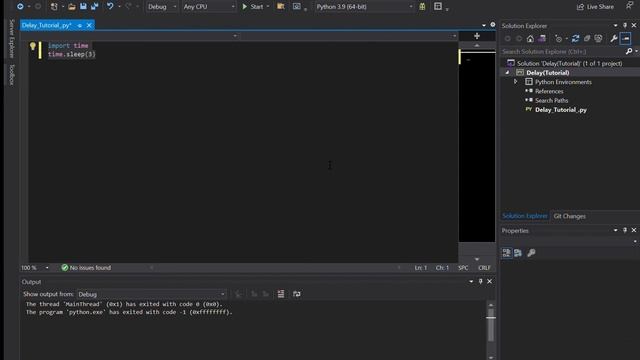 HOW TO MAKE A DELAY IN PYTHON смотреть онлайн
