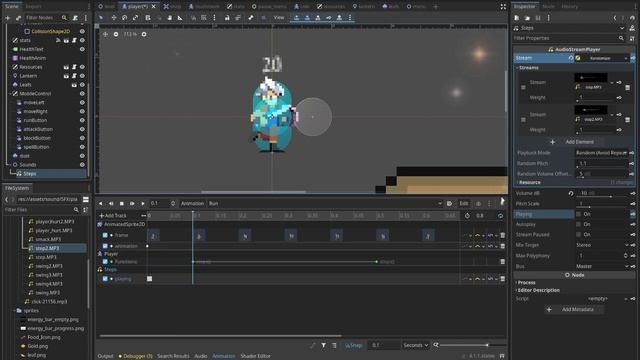 Музыка и звуковые эффекты в GODOT 4 | Урок 28 | курс по ГОДОТ для начинающих на русском языке смотреть онлайн