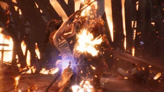 Hellblade: Senua's Sacrifice ❤Хеллблейд❤Босс Суртр Сурт Surtr! Смешно озвучил ПОПУЛЯРНЫЙ летсплейщи