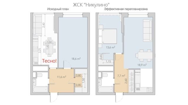 Как сделать двушку из однушки?! Без ущерба! смотреть онлайн