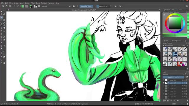 О моих романах и творчестве в целом (разговорный Speedpaint)