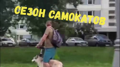 СЕЗОН САМОКАТОВ \\падения,столкновения,возгорания батарей\дети на велосипедах\сочинские быки\ смотреть онлайн