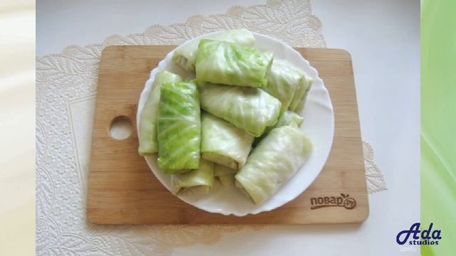 Голубцы с фаршем и перловкой Рецепт, пошаговый, как приготовить, видеорецепт смотреть онлайн