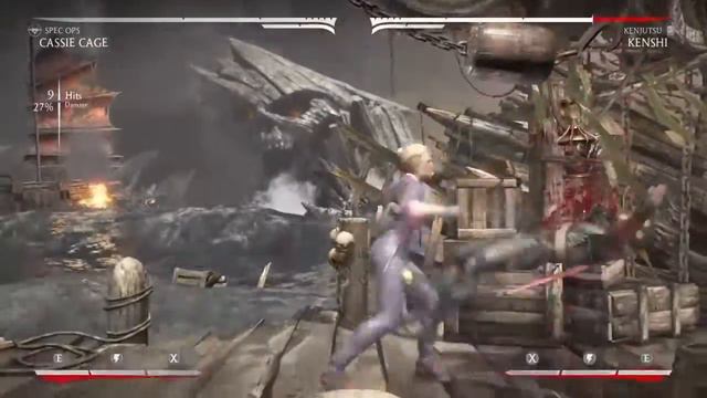 Mortal Kombat X: Cassie Cage [Spec Ops] Setups! смотреть онлайн