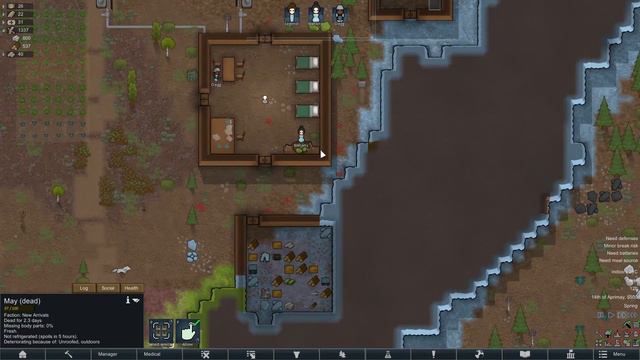 Legend Sulks About His Dead Dog - Rimworld смотреть онлайн