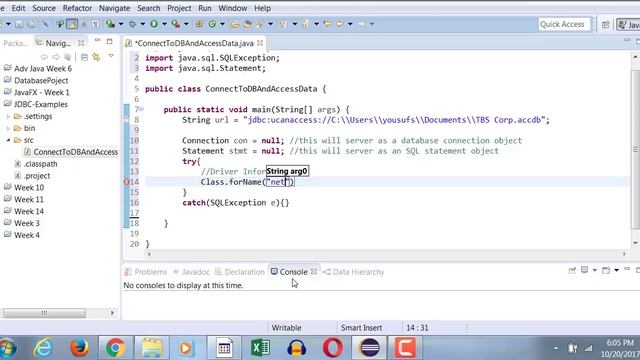 Setting up JDBC смотреть онлайн