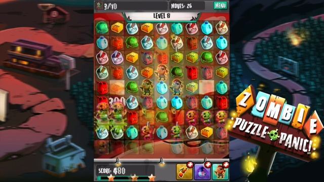 Zombie Puzzle Panic - Launch Trailer смотреть онлайн